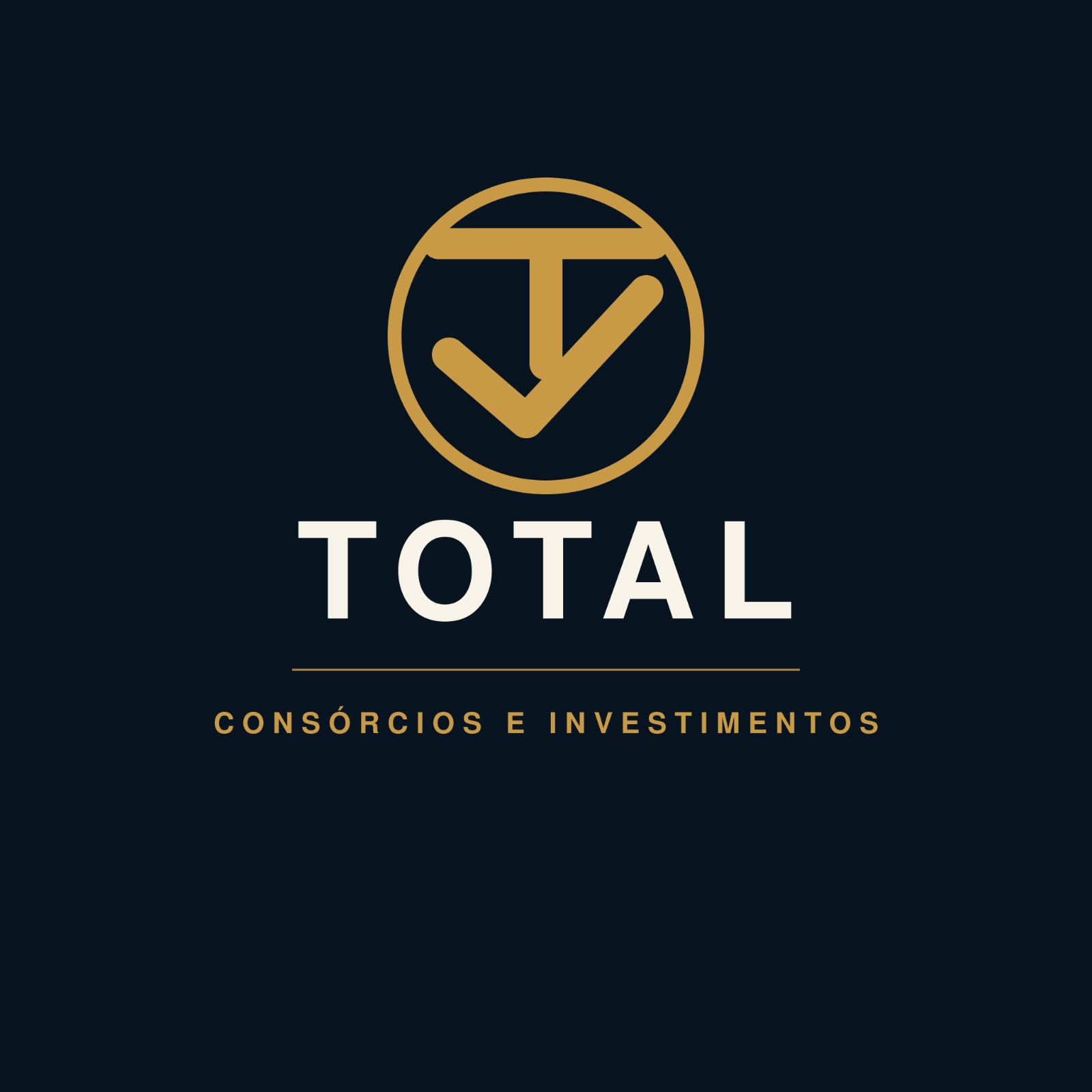 Logo oficial da Total Consórcios e Investimentos